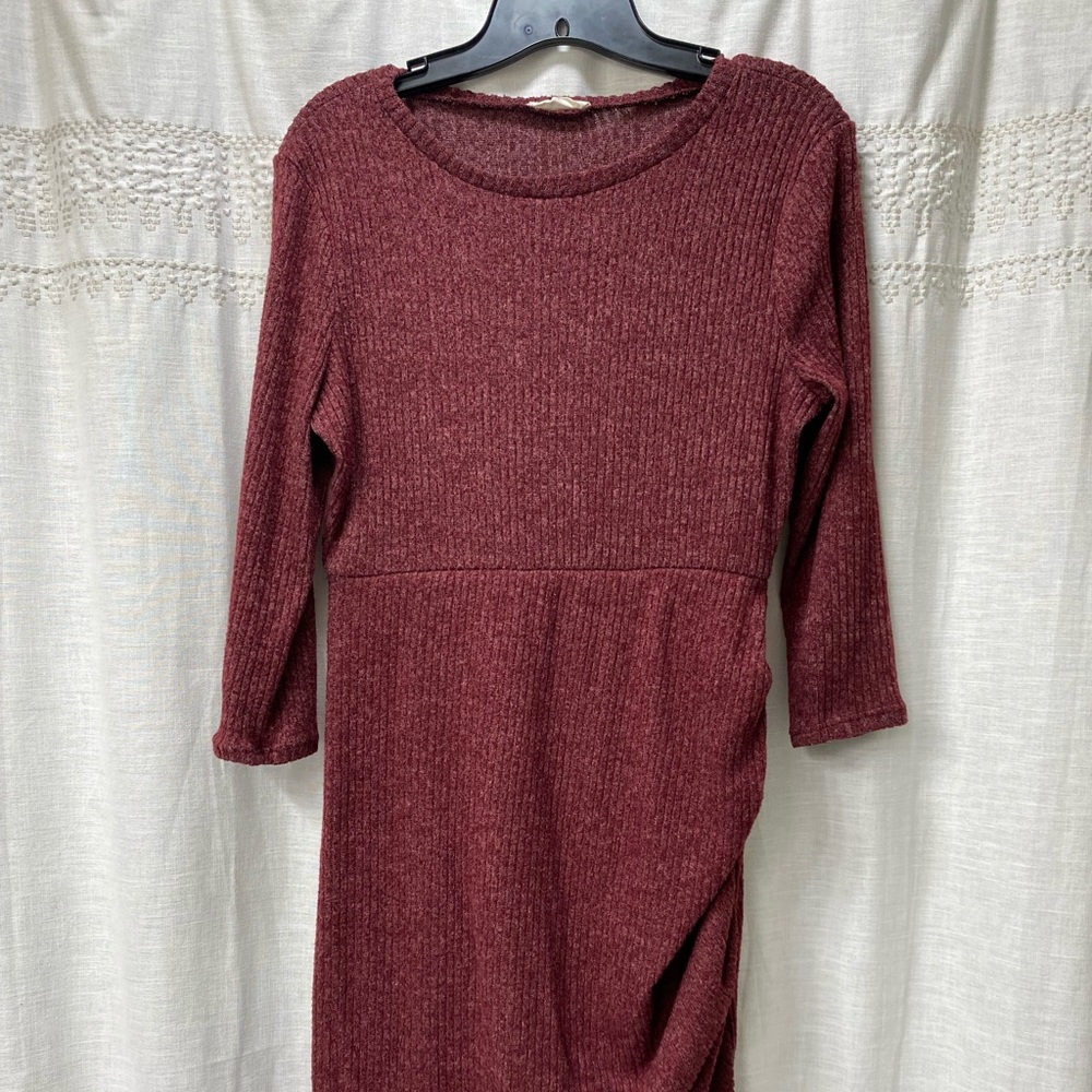 Kitted Red Dress